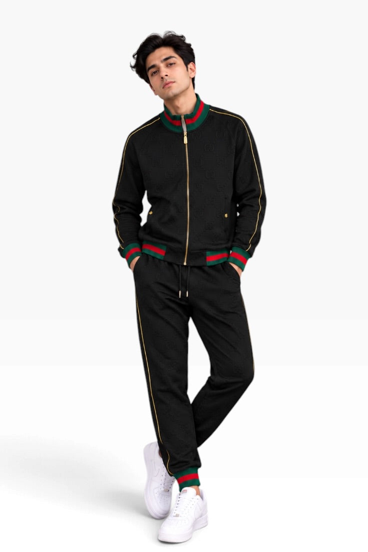 Midnight Royale Monogram Track Co-Ord Set