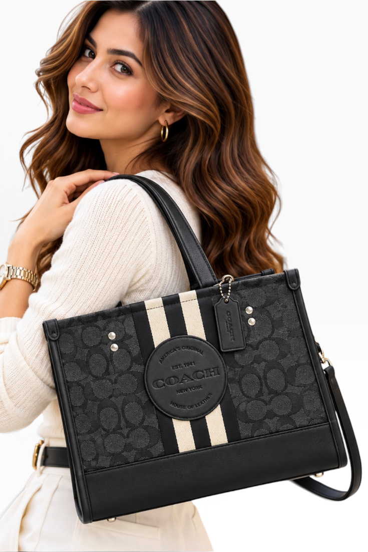 Metro Signature Stripe Tote