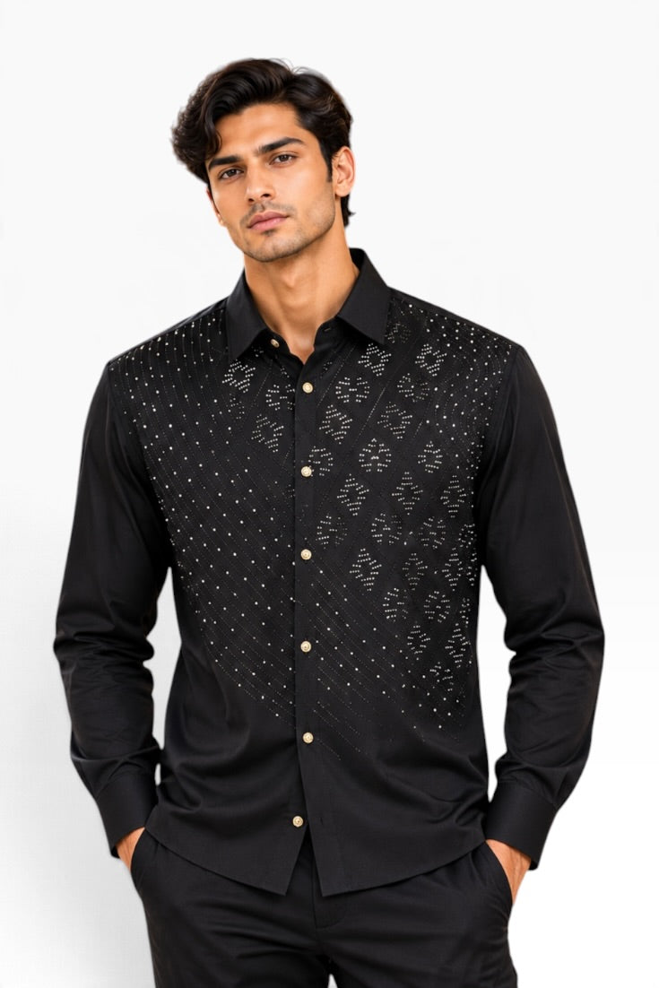 Midnight Constellation Luxe Shirt