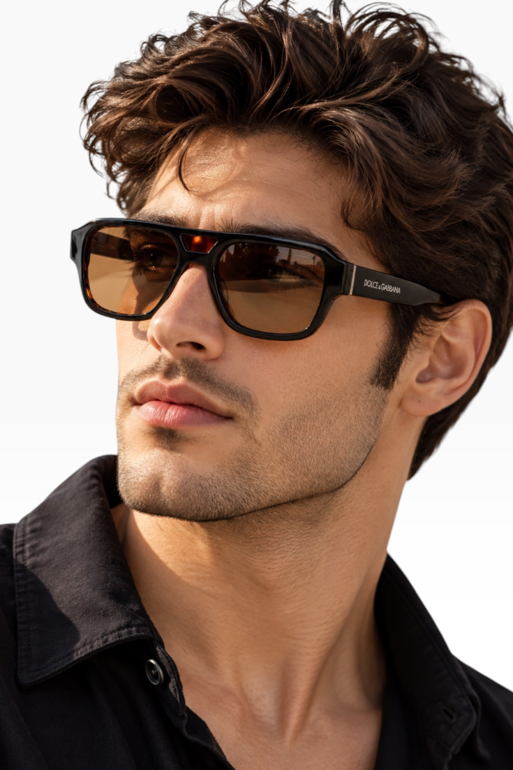Noir Amber Navigator Shades