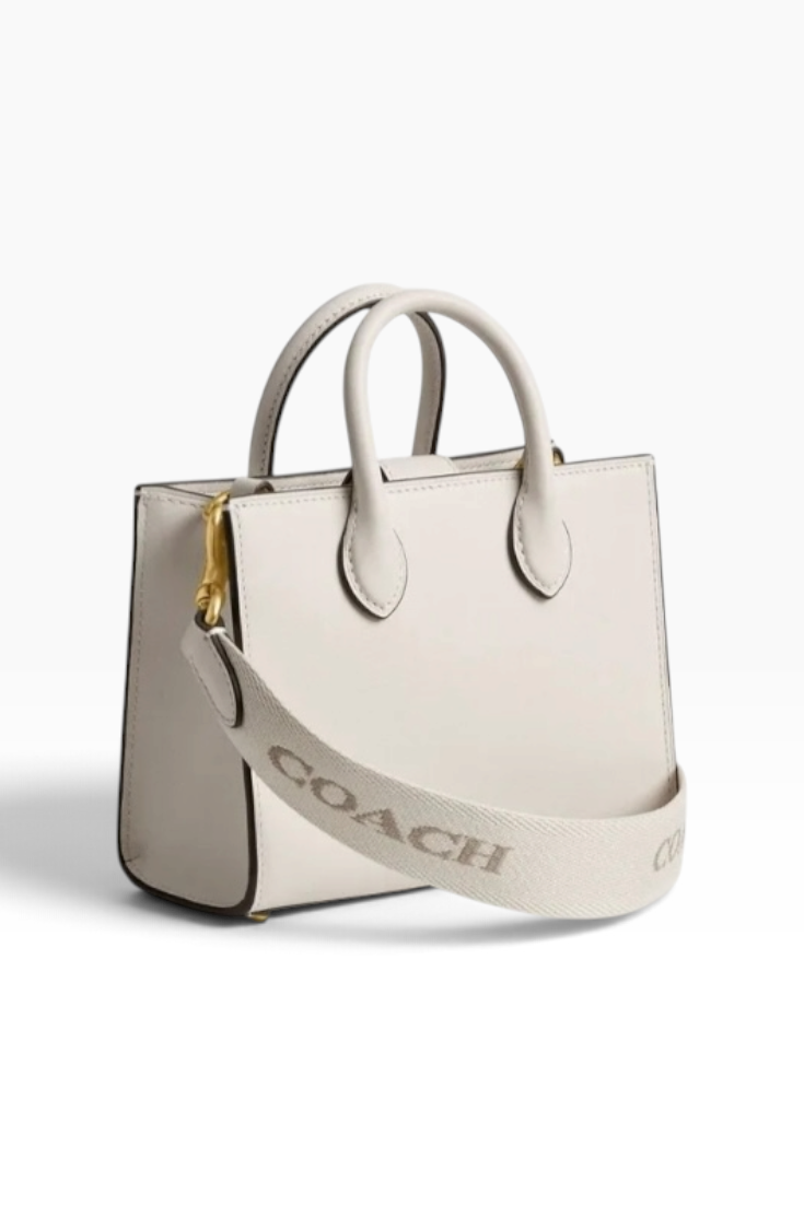 Ivory Luxe Signature Tote Bag
