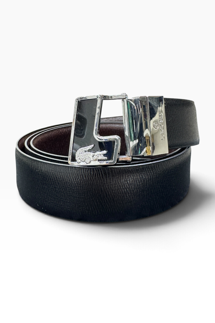 Silver Croc Signature Belt