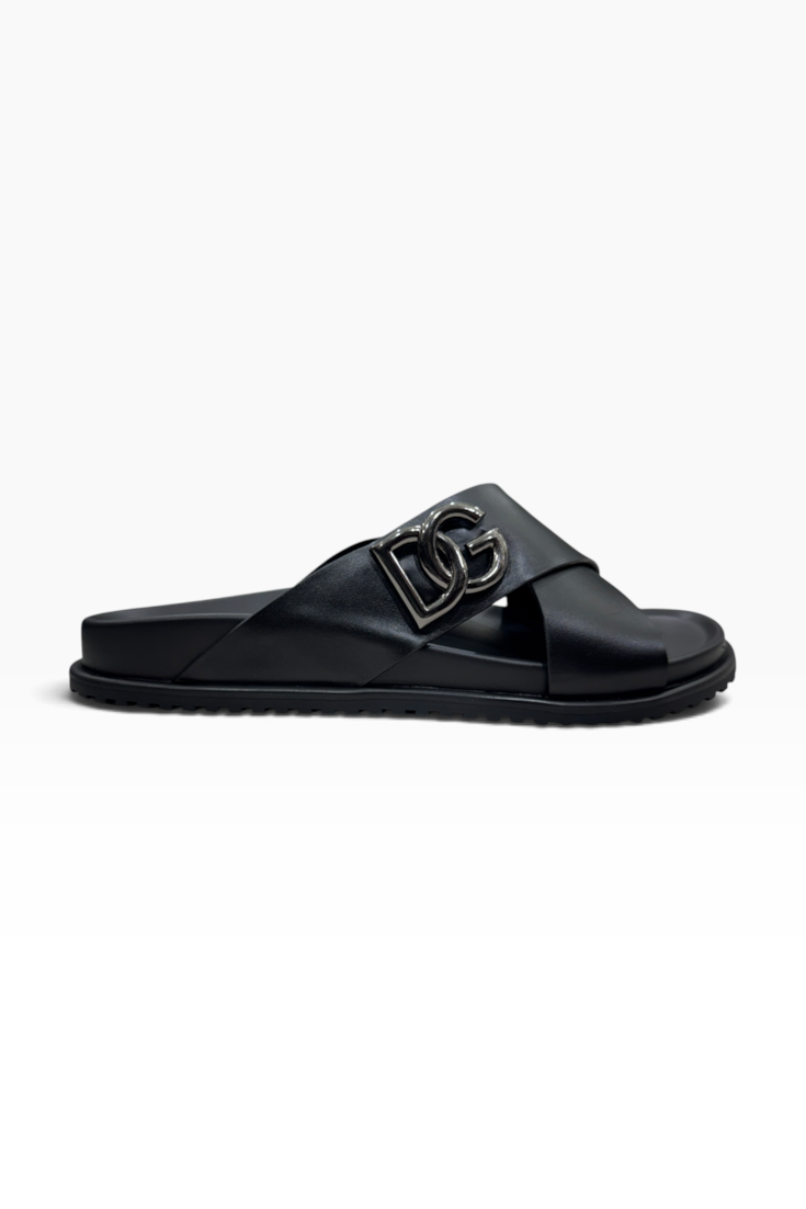 Obsidian Cross-Strap Slides