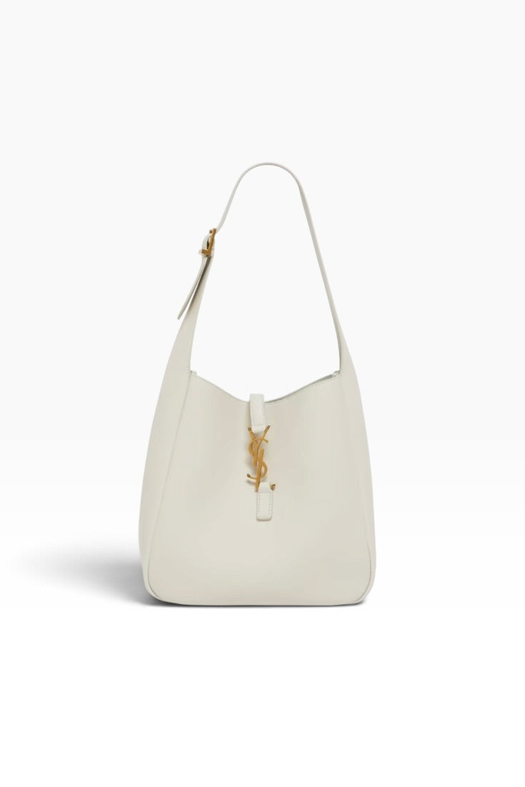Ivory Muse Monogram Hobo Bag