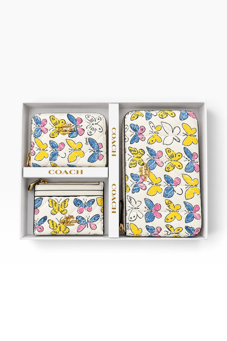 Butterfly Garden Trio Wallet Set