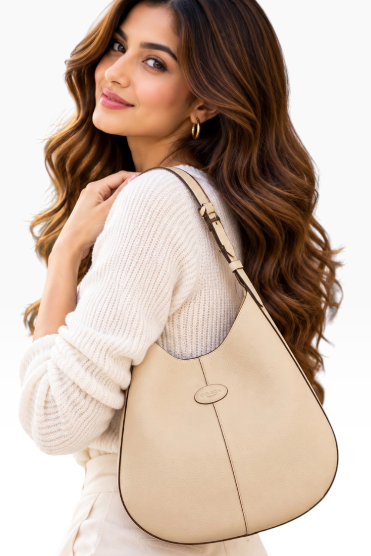 Ivory Crescent Hobo Set