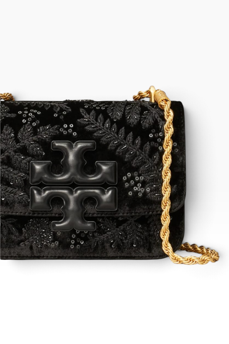 Midnight Botanical Chain Bag