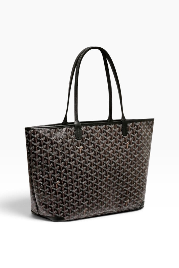 Midnight Heritage Monogram Luxe Tote Bag