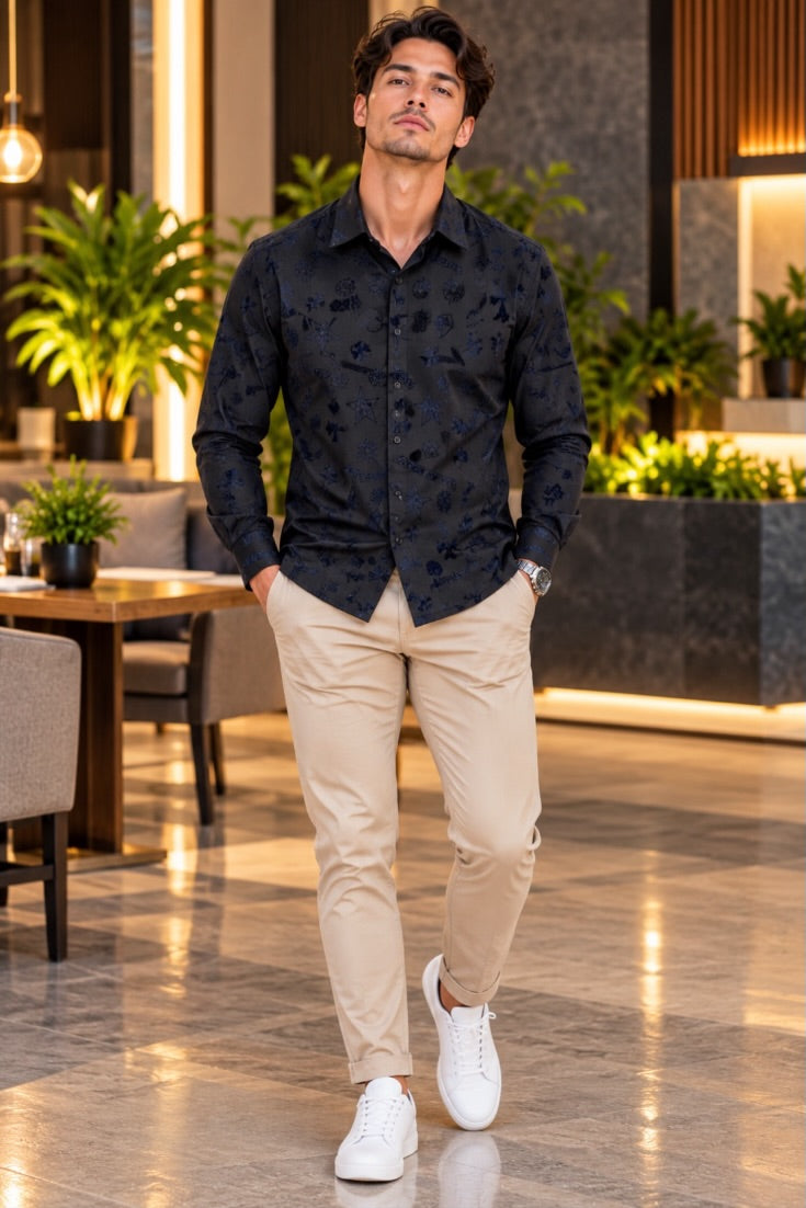 Midnight Noir Gothic Signature Shirt