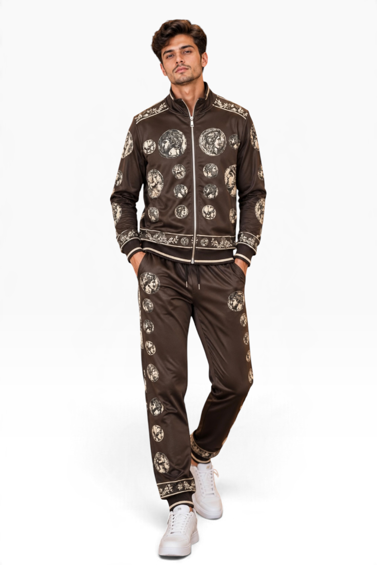 Imperial Medallion Chocolate Co-ord Set