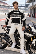 Monochrome Velocity Club Racing Biker Jacket