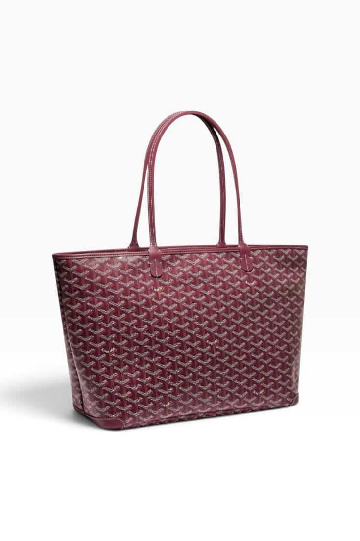 Bordeaux Heritage Monogram Luxe Tote Bag