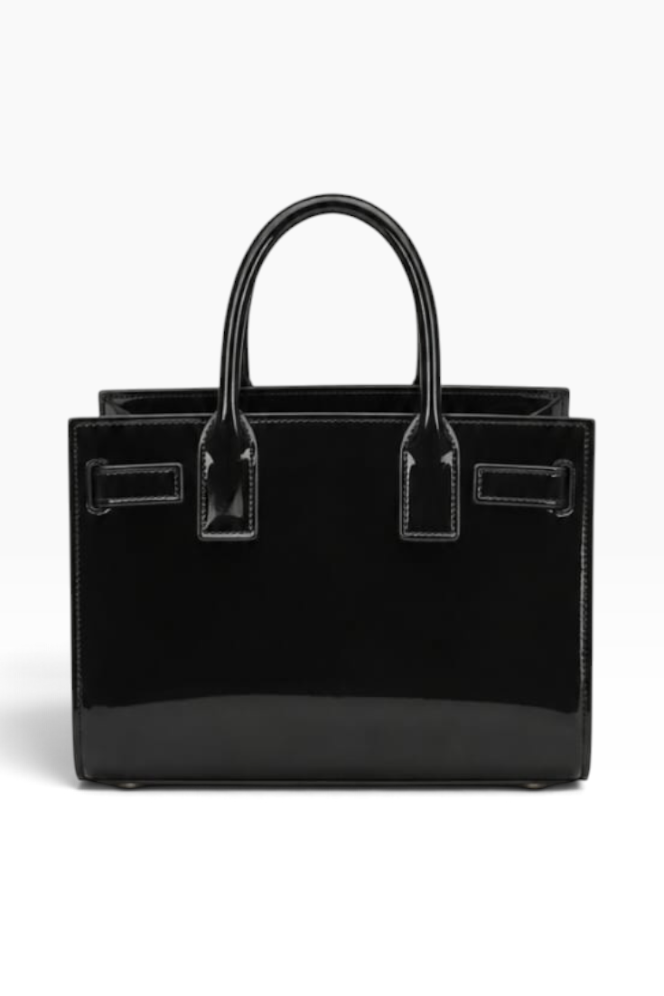 Midnight Structure Patent Tote