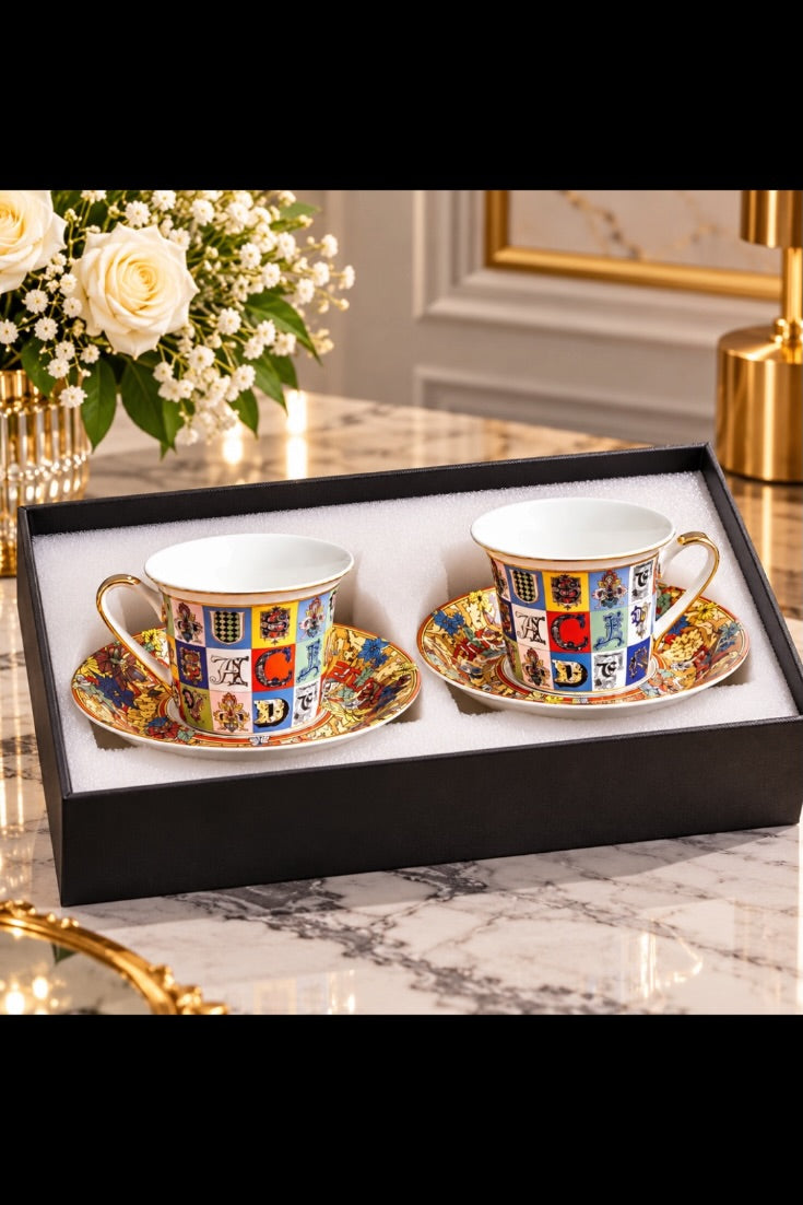 Royal Mosaic Heritage Tea Cup & Saucer Set