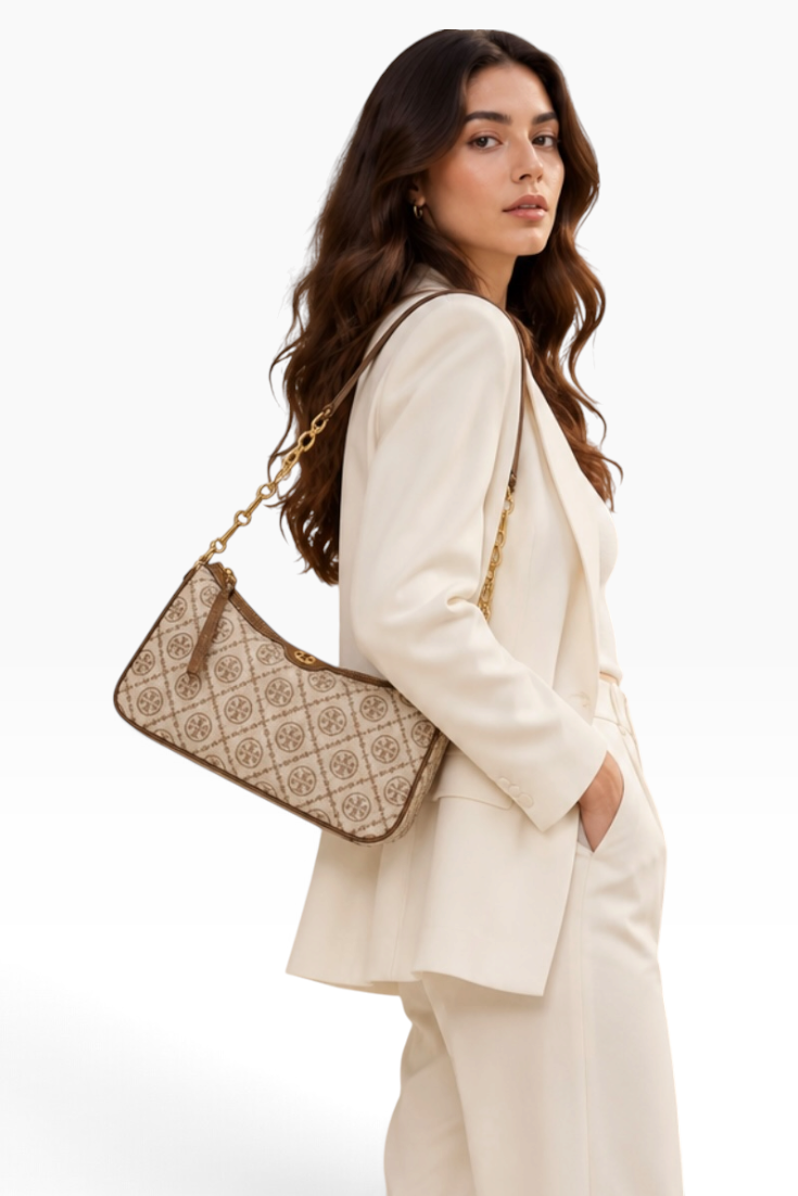 Heritage Monogram Chain Shoulder Bag