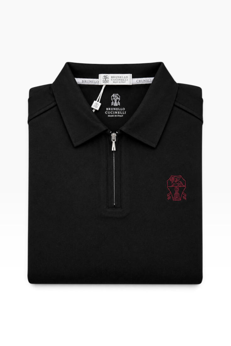 Midnight Crest Quarter-Zip Jacket