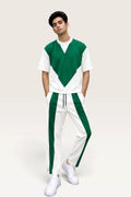 Emerald Apex Colour-Block Co-Ord Set