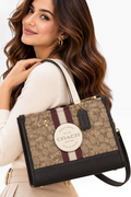 Heritage Merlot Stripe Tote