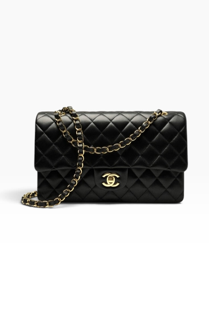 Midnight Éclat Quilted Chain Shoulder Bag