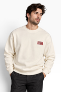 Ivory Heritage Stripe Sweatshirt