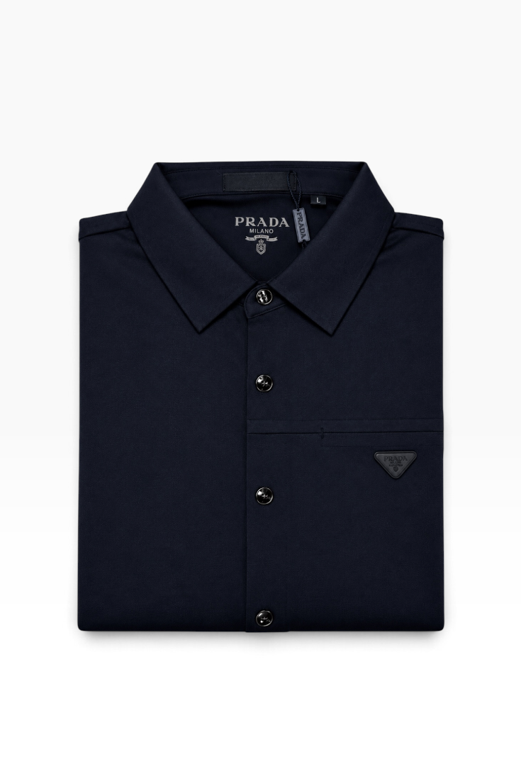 Midnight Crest Tailored Shirt