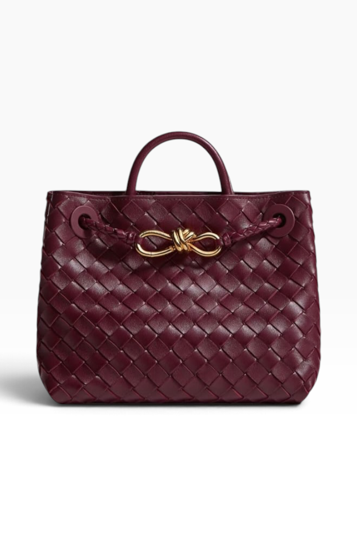 Bordeaux Infinity Weave Tote Bag