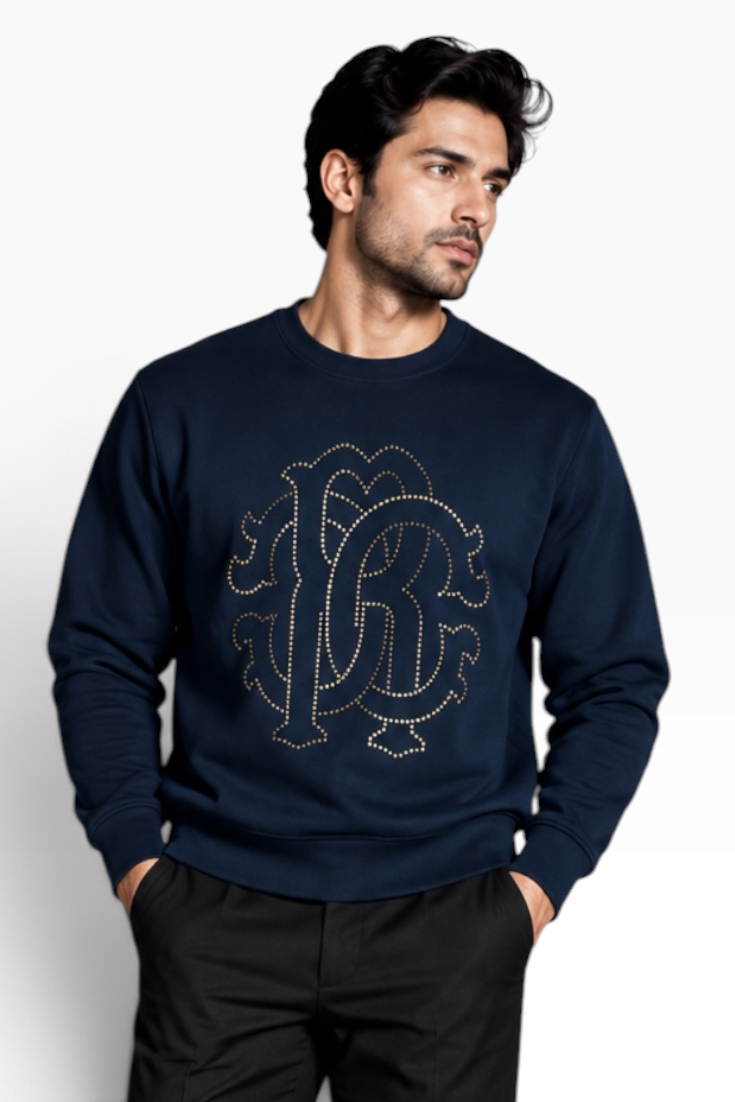Midnight Royal Monogram Sweatshirt