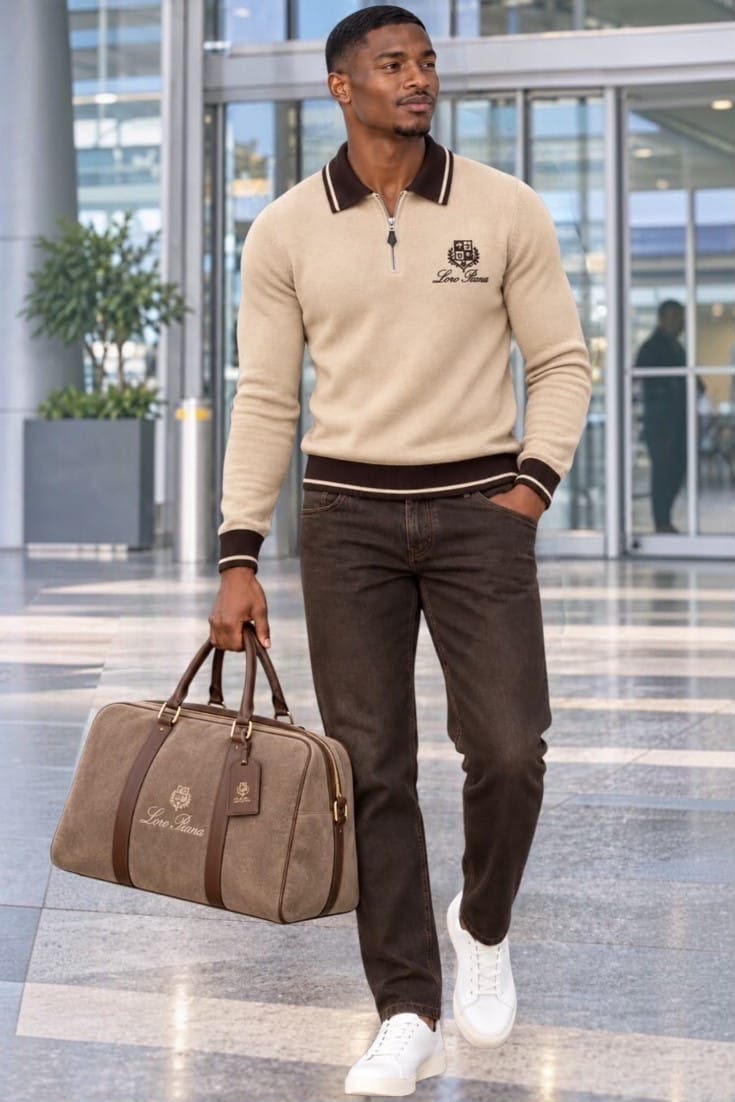 Loro Piana Heritage Quarter-Zip Sweater