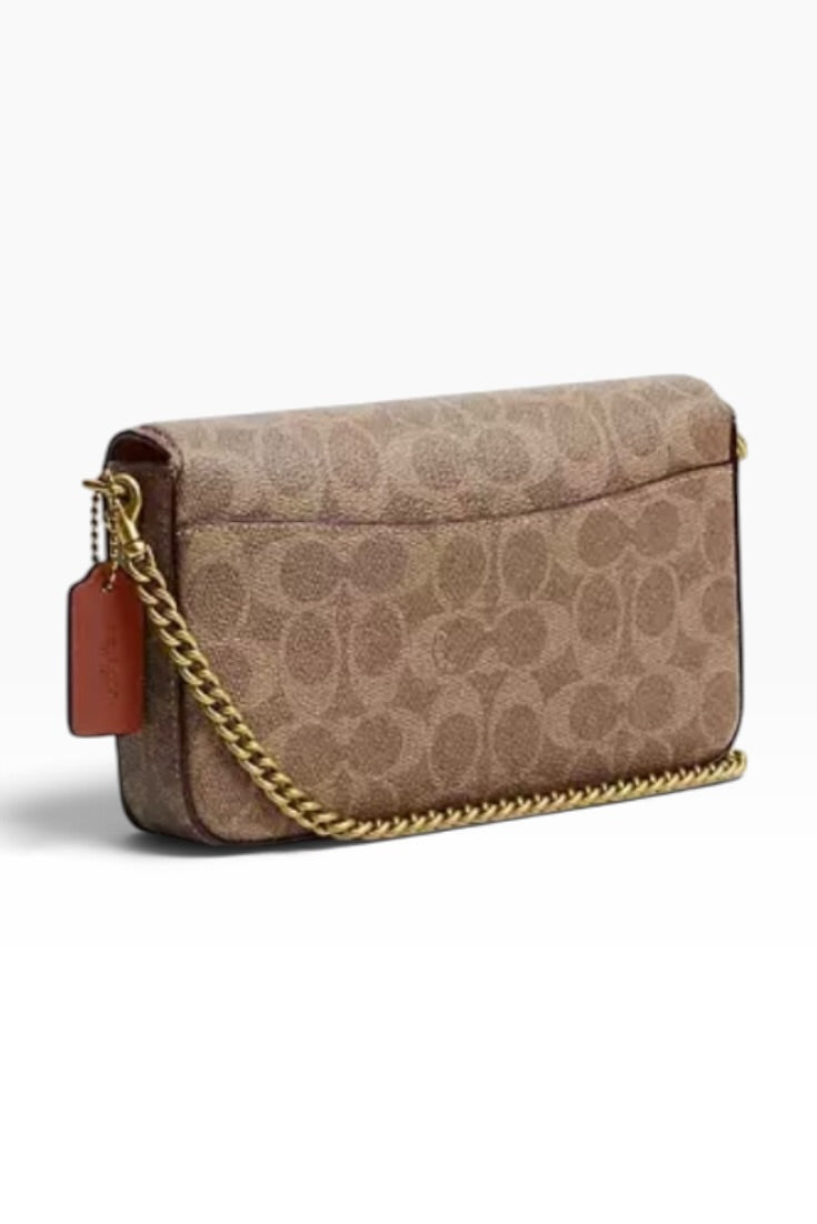 Mocha Signature Luxe Crossbody Bag