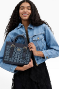 Midnight Signature Denim Tote