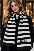 Monochrome Riviera Stripe Muffler