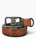Cognac Heritage Monogram Belt