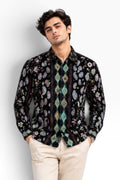 Midnight Paisley Royale Printed Shirt