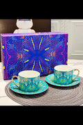 Emerald Peacock Royale Luxury Tea Cup & Saucer Set