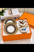 Royal Equestrian Mosaic Luxury Tea Set