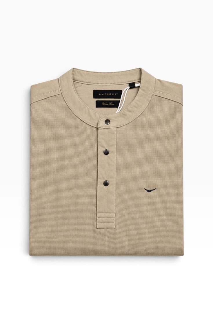 Sandstone Henley T-Shirt
