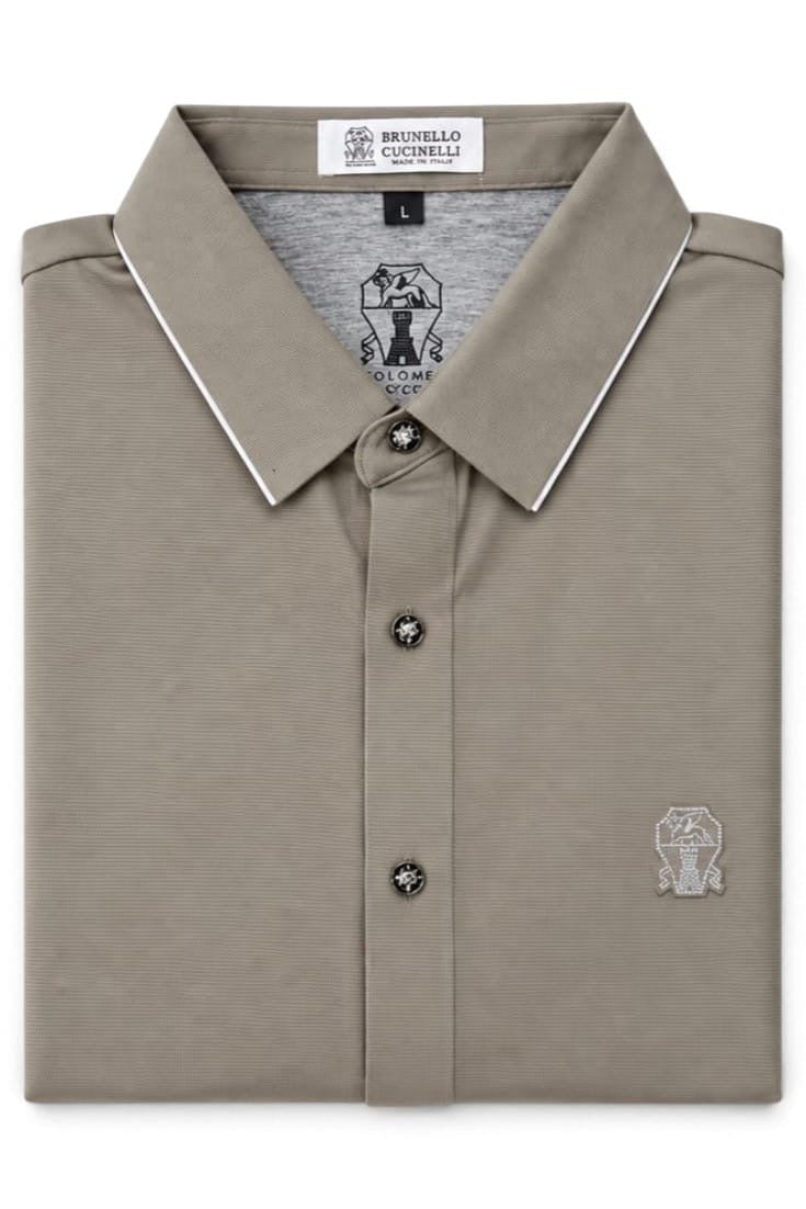 Silverline Taupe Crest Shirt