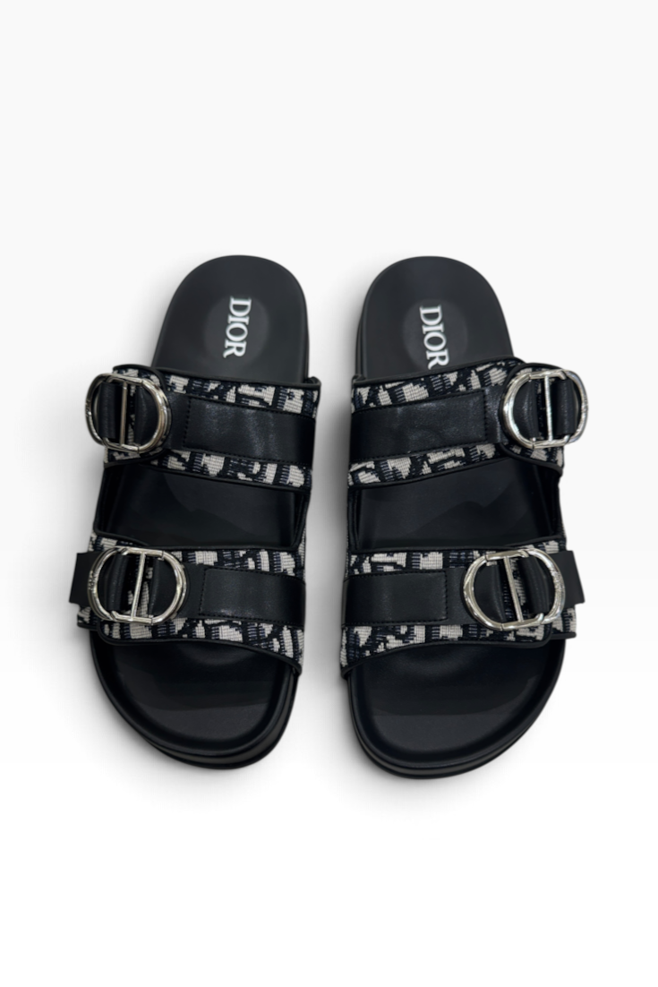 Obsidian Signature Double-Buckle Slides