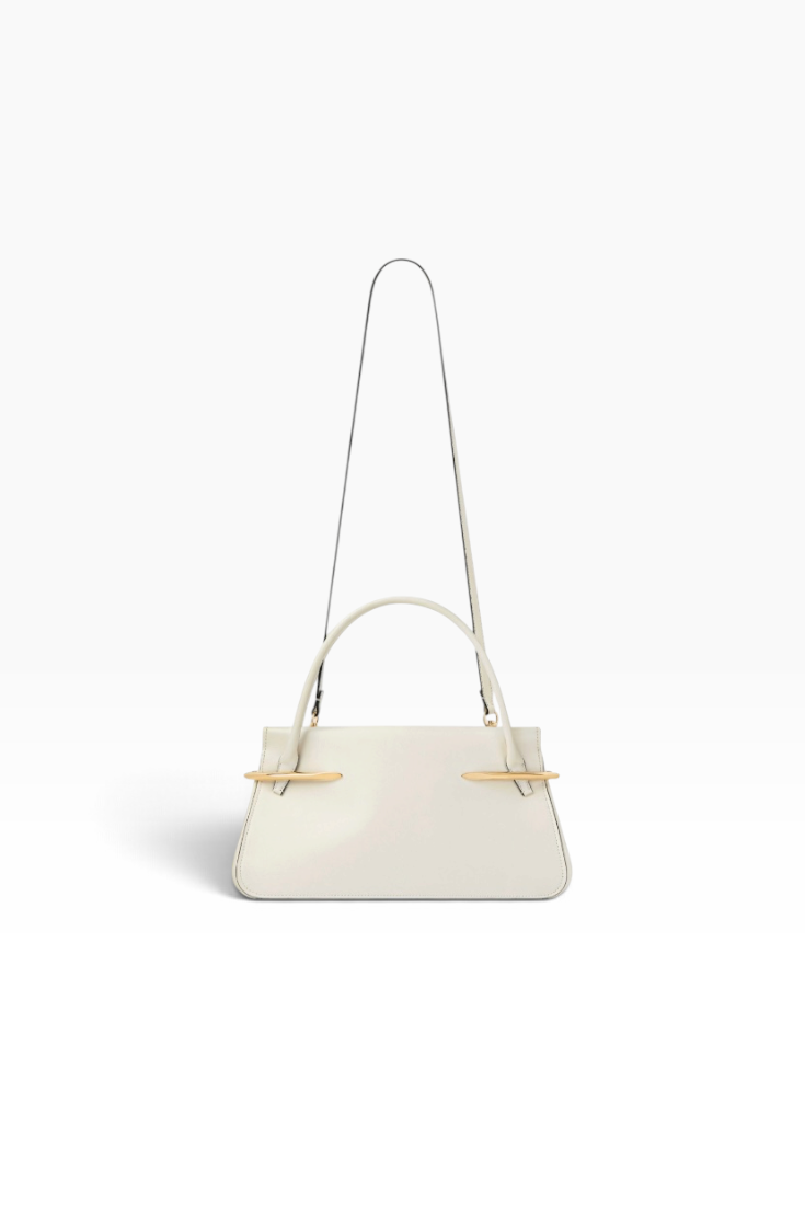 Ivory Arc Sculpted Handbag