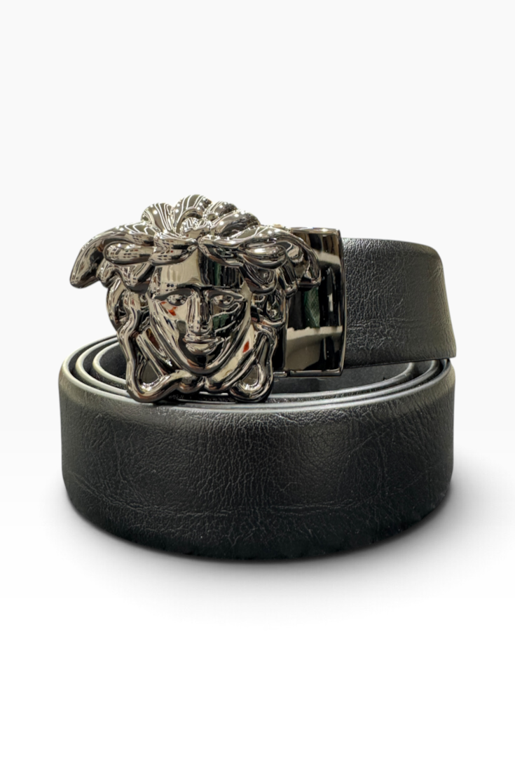 Medusa Noir Sculpted Belt