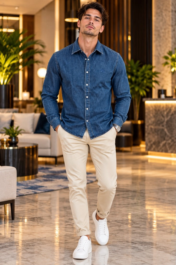 Indigo Heritage Classic Denim Shirt