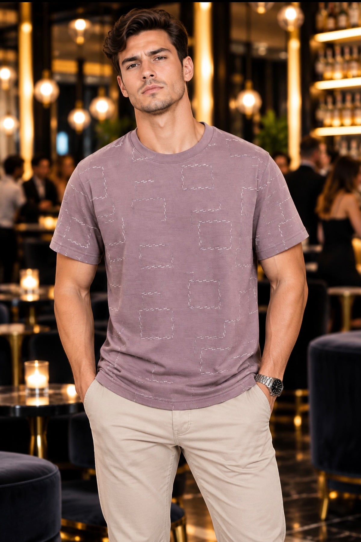 Mauve Matrix T-Shirt