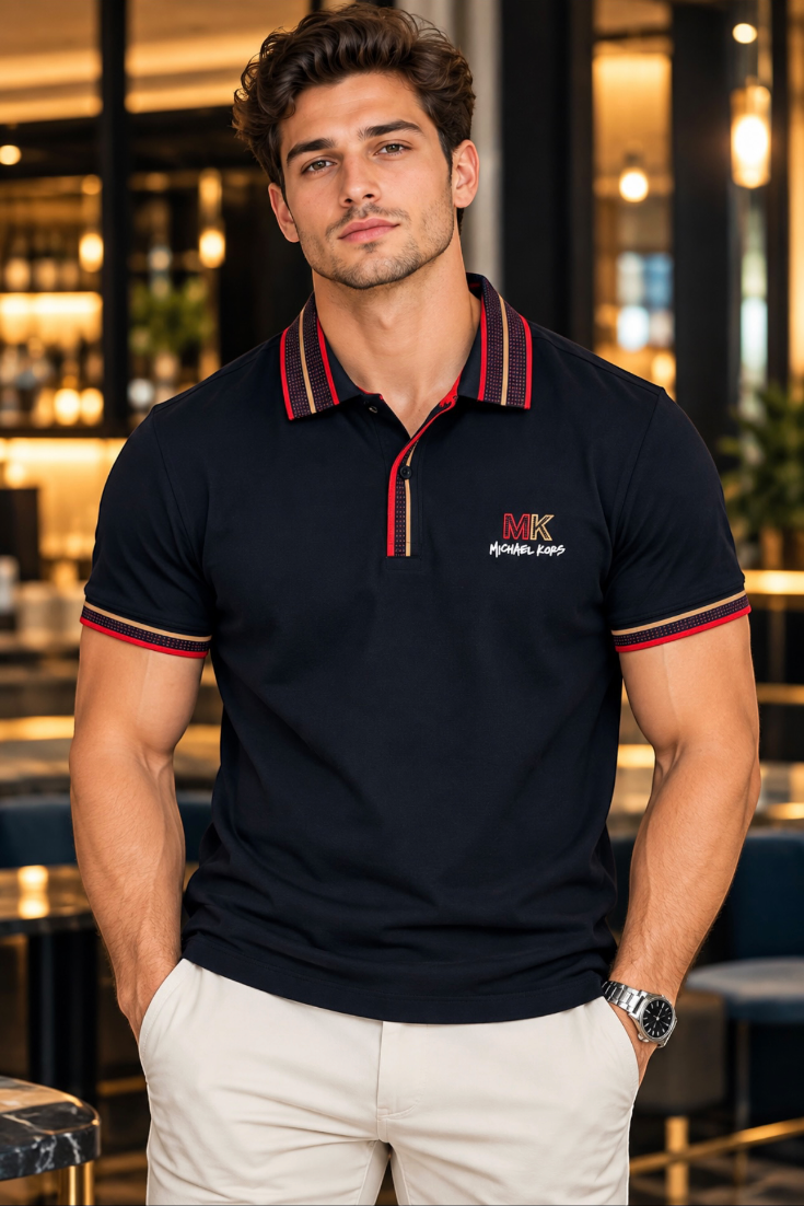 Midnight Velocity Signature Polo T-Shirt