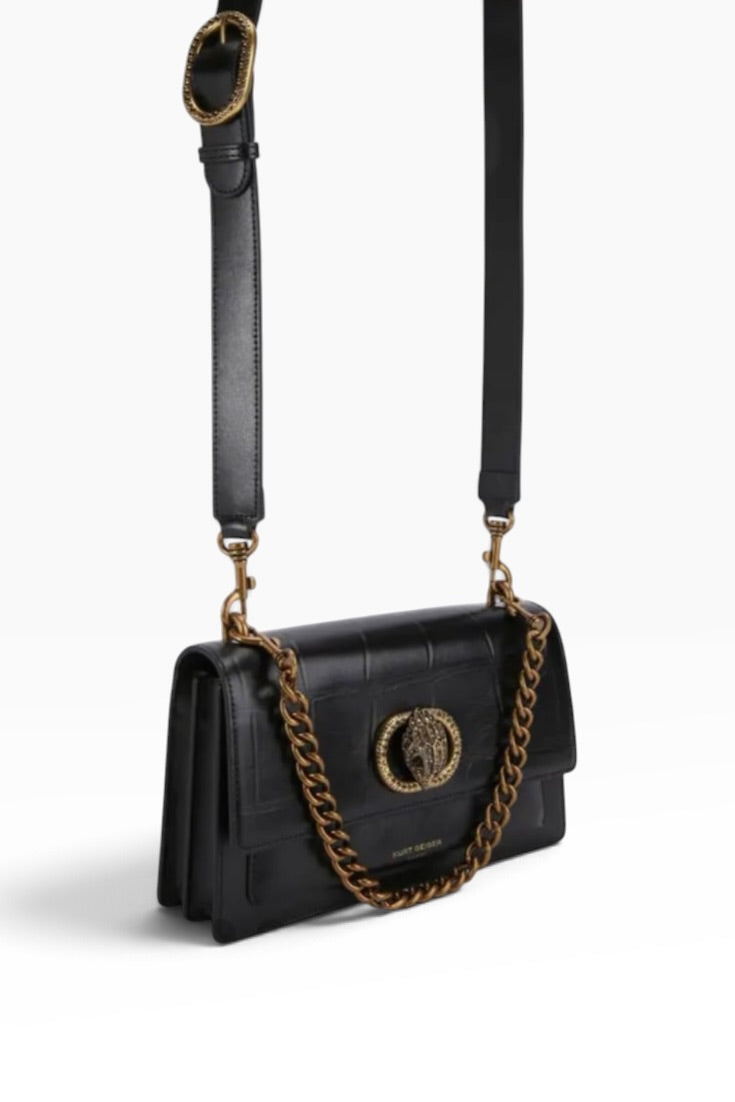 Midnight Royale Embellished Chain Shoulder Bag