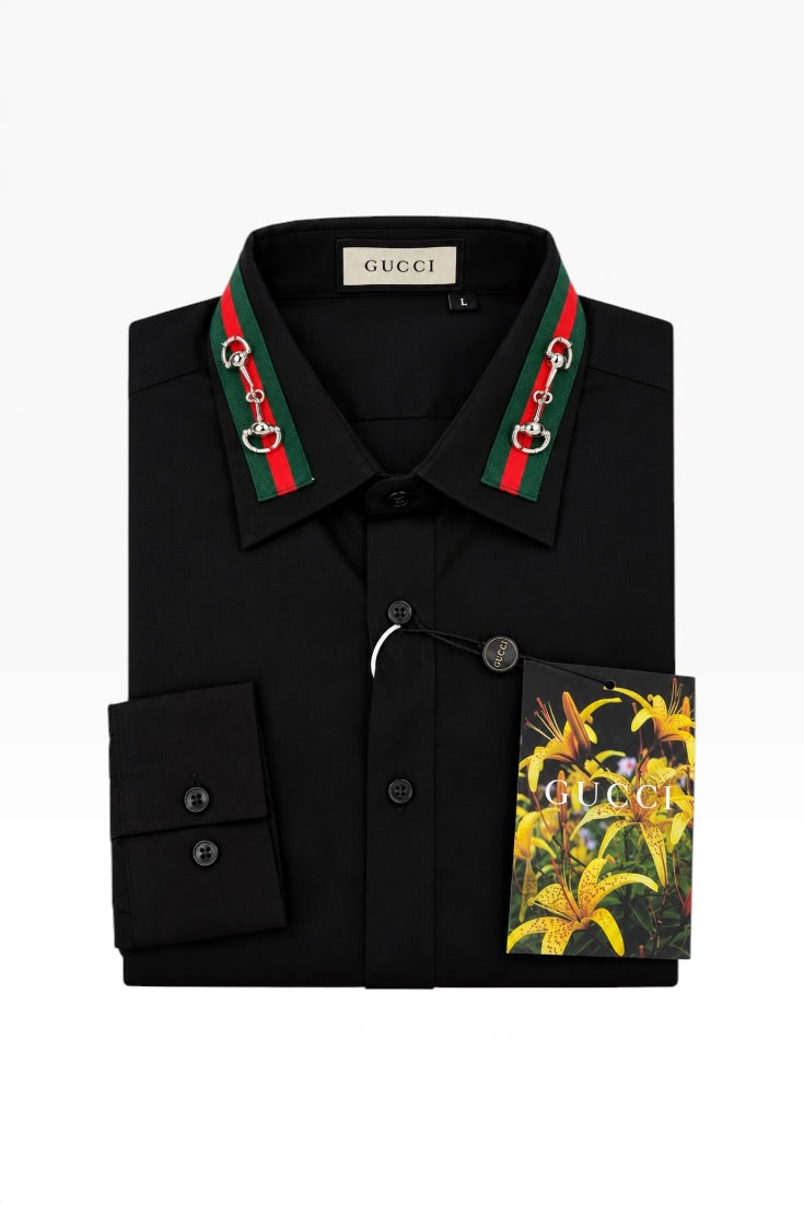 Milano Heritage Horsebit Collar Shirt