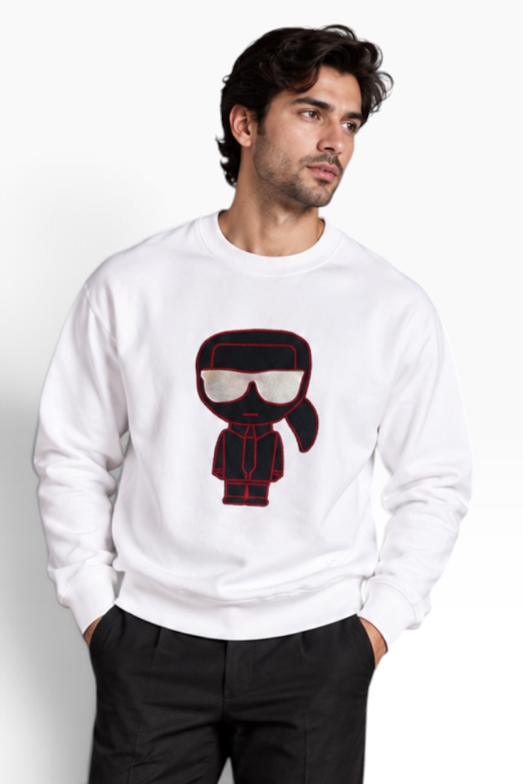 Ivory Icon Cartoon Sweatshirt