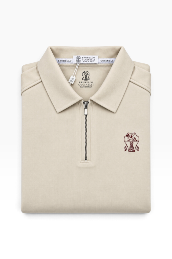 Sandstone Crest Quarter-Zip Jacket