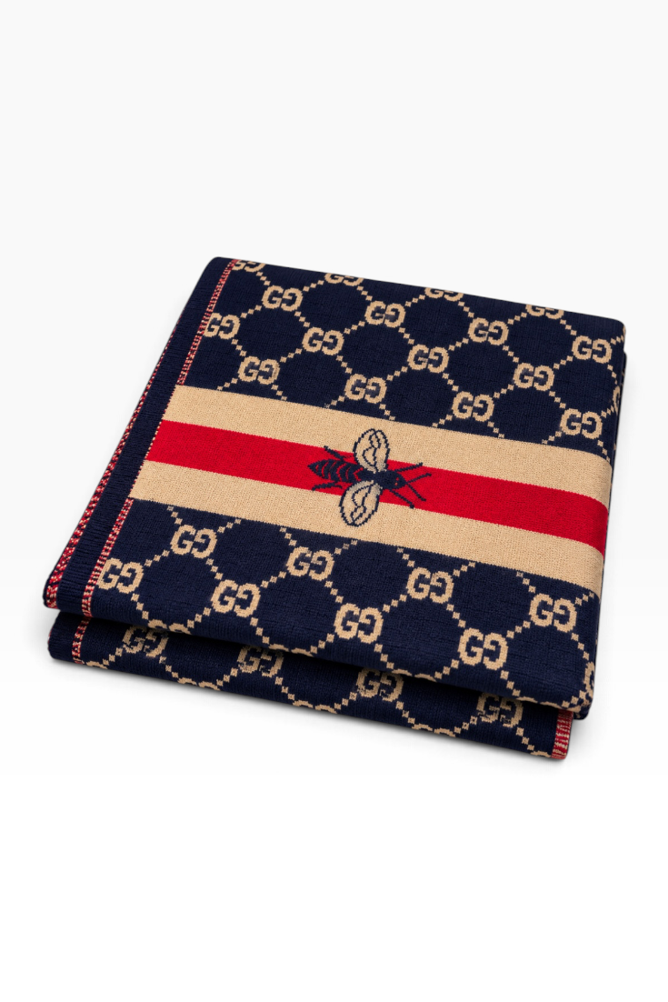 Heritage Bee Monogram Muffler