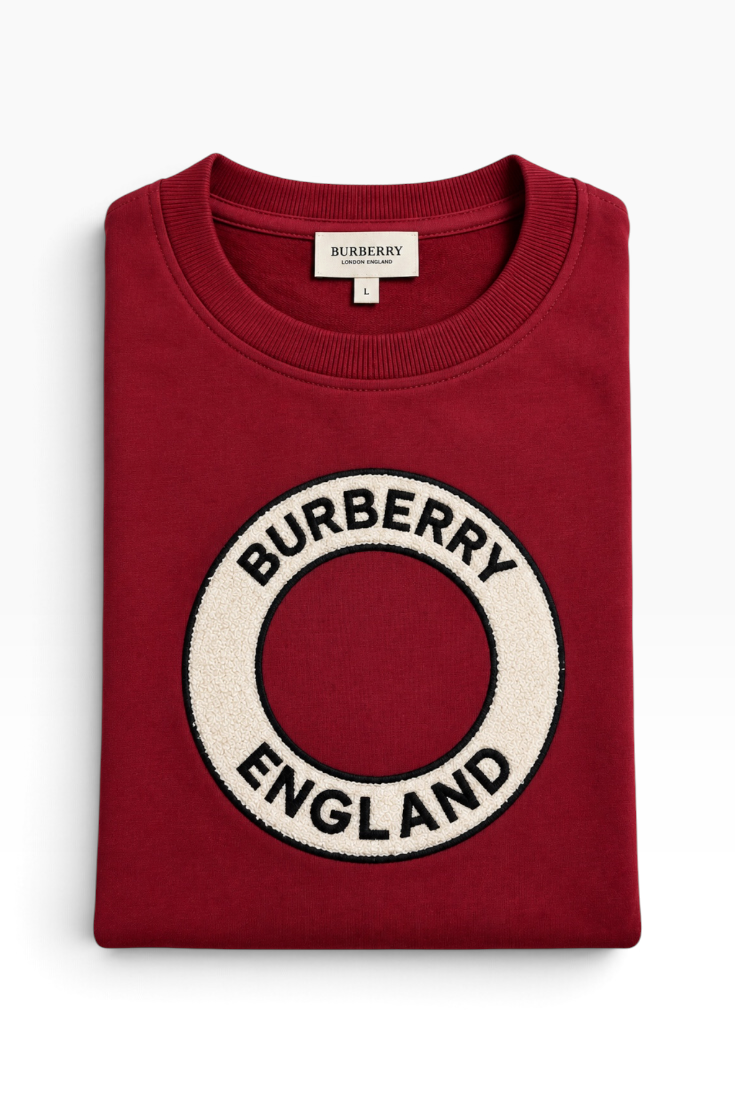 Burgundy Heritage Emblem Sweatshirt