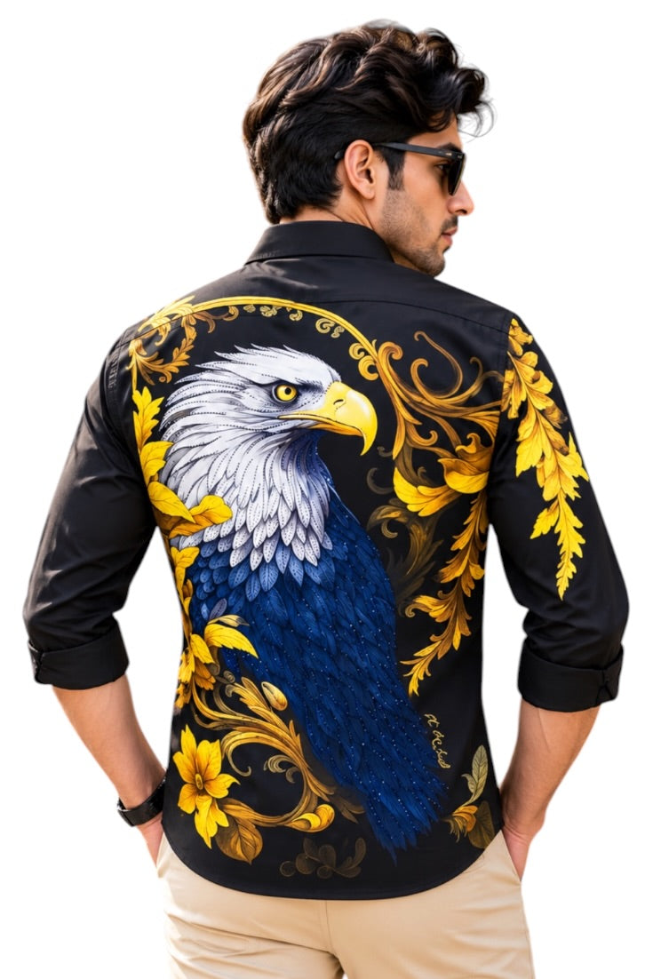 Golden Noir Botanical Shirt